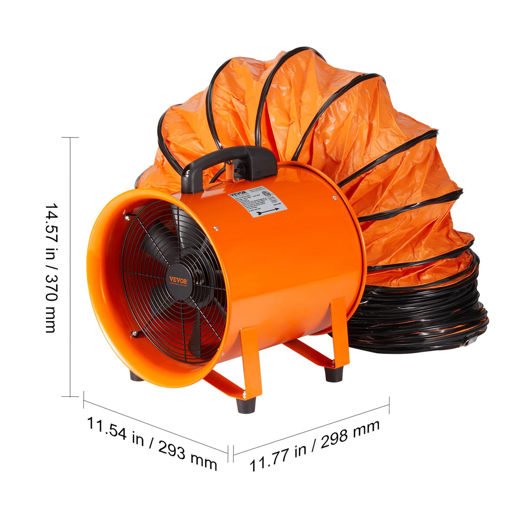 Industrial Exhaust Fan 10/12 inch Ventilation Fan Ventilator