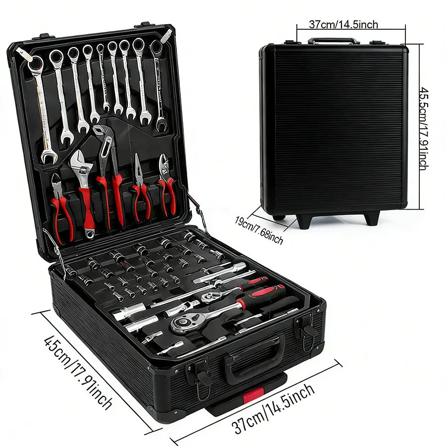 899 Piece Tool Set Portable Metal Tool Case