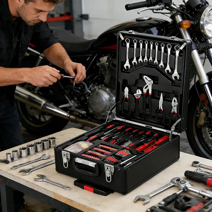 899 Piece Tool Set Portable Metal Tool Case