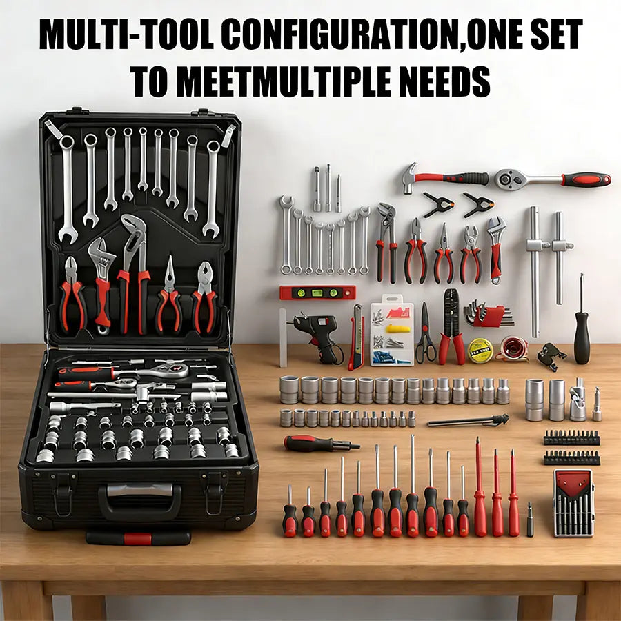 899 Piece Tool Set Portable Metal Tool Case